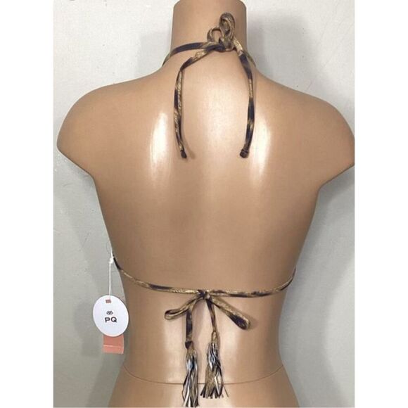 New. Pilyq cheetah bikini top. Small - Picture 5 of 6
